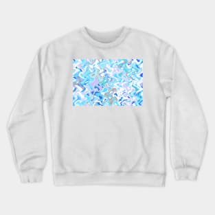 Frosty, winter design in light blue Crewneck Sweatshirt